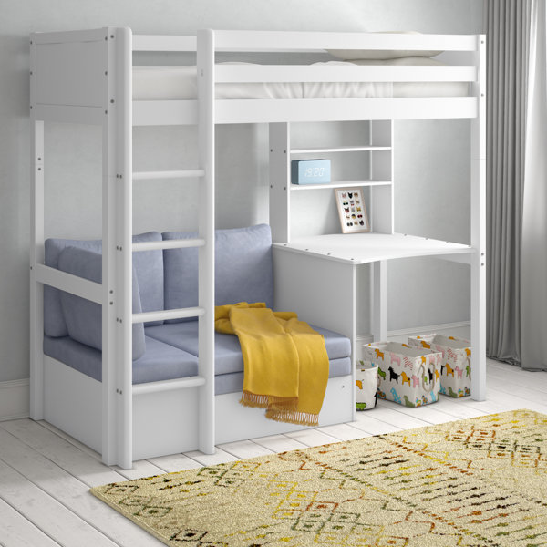 Aidan european single high sleeper bed with drawers discount